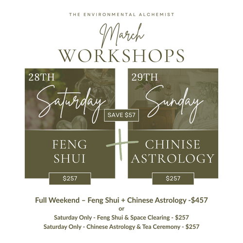 Feng Shui & Chinese Astrology Workshops